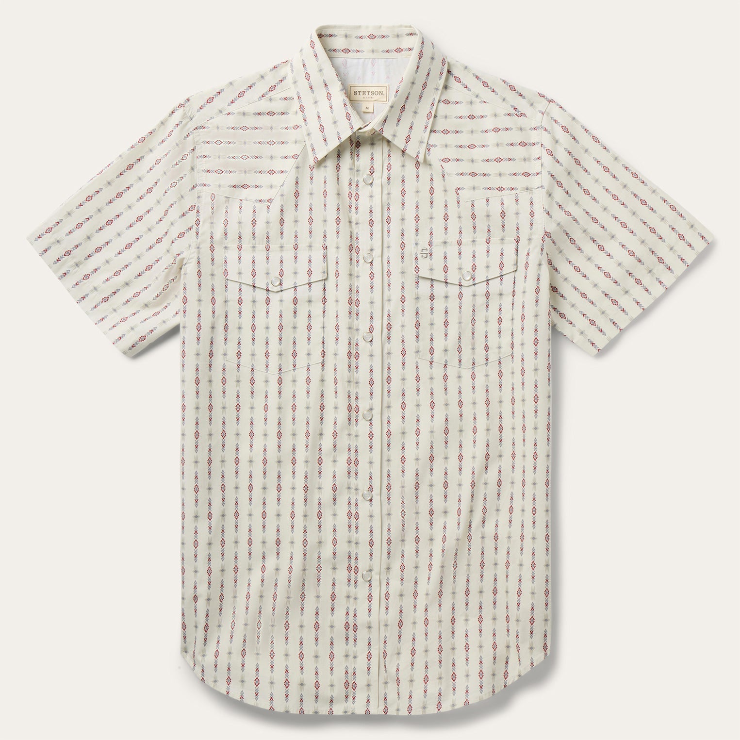 Stetson Southwest Stripe Short Sleeve Shirt