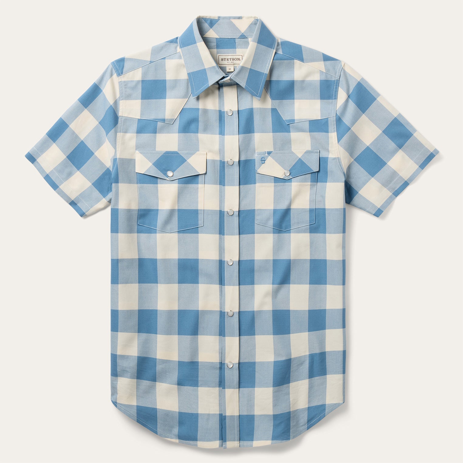 Stetson Buffalo Oxford Short Sleeve Shirt