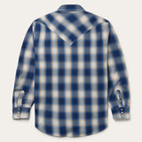 Stetson Blue Ombre Plaid Western Shirt - Stetson - Flyclothing LLC