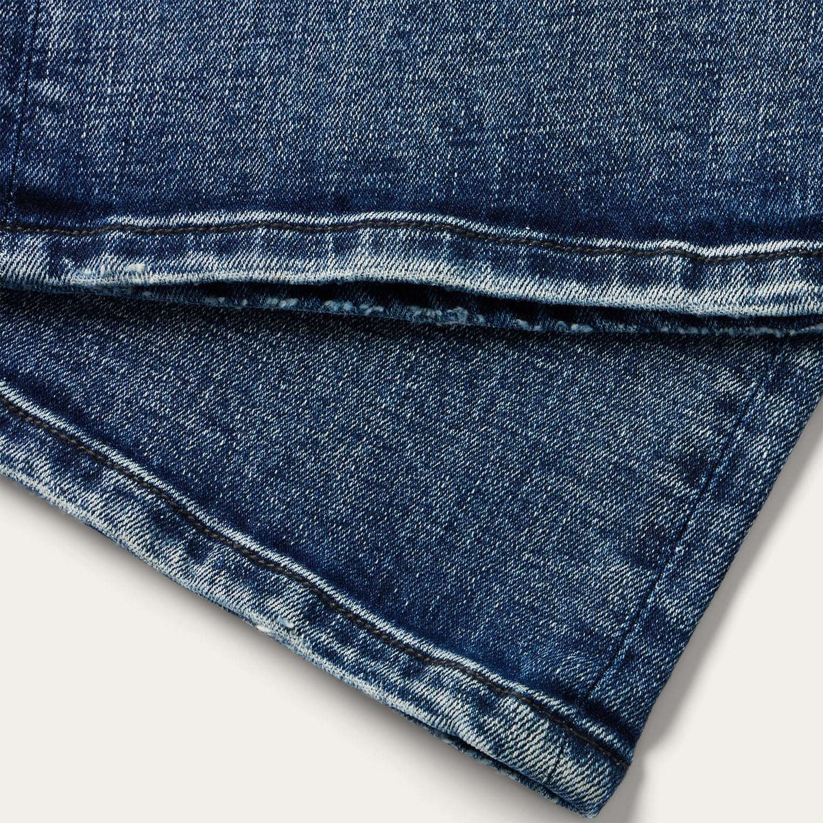 Stetson 1015 Rocker Fit with Stretch Jeans - Medium Wash Distressed