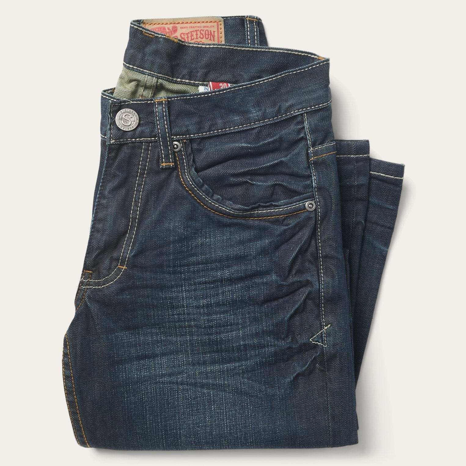 Stetson 1312 Fit Jeans With a Pieced Back Pocket - Stetson - Flyclothing LLC