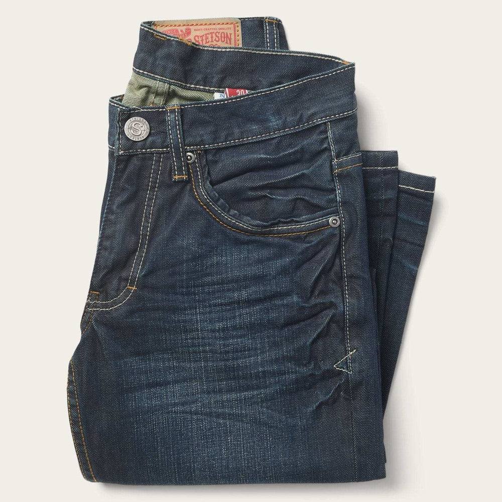 Stetson 1312 Fit Jeans With a Pieced Back Pocket - Stetson - Flyclothing LLC