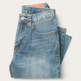 Stetson 1520 Fit Light Wash Jeans With Tacking - Stetson