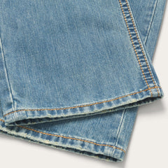 Stetson 1520 Fit Light Wash Jeans With Tacking