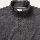Stetson Button-Front Grey Pullover Knit Sweater - Stetson