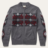 Stetson Grey Aztec Cardigan - Stetson