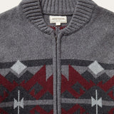 Stetson Grey Aztec Cardigan - Stetson