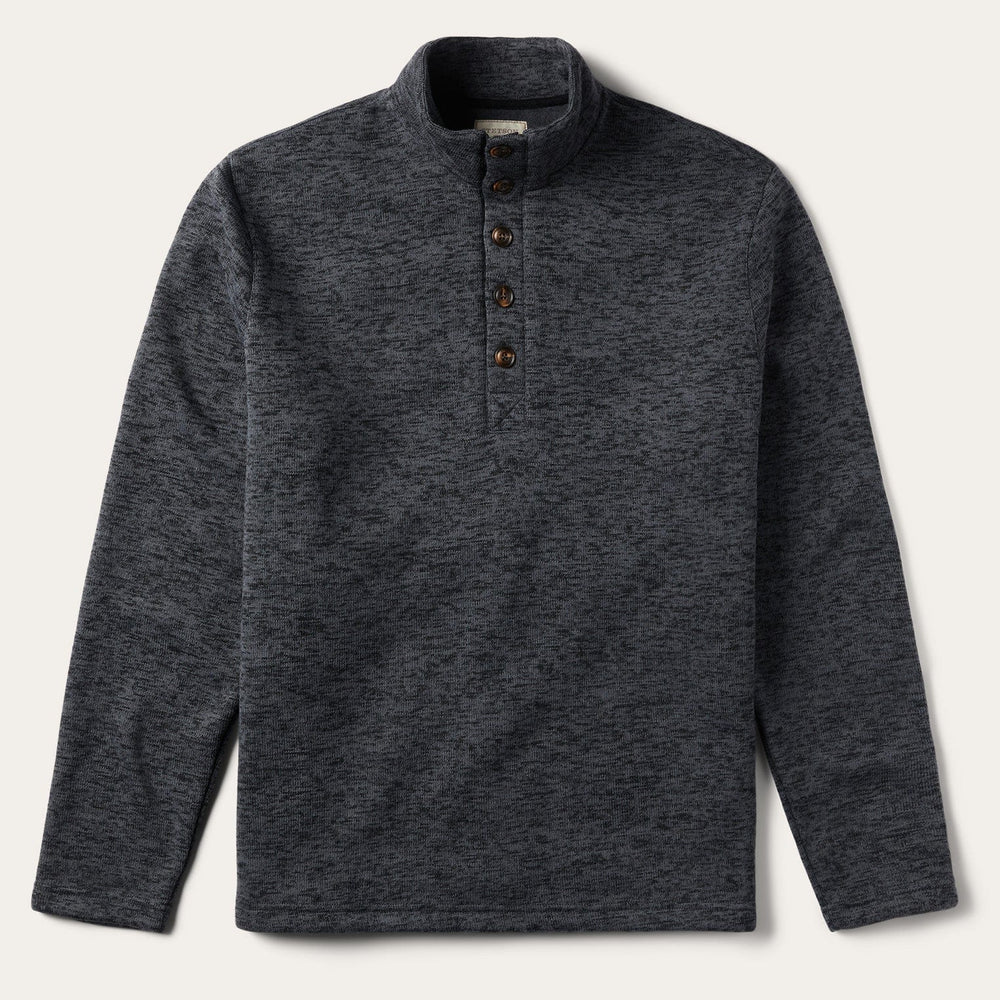 Stetson Grey Bonded Knit Sweater - Stetson