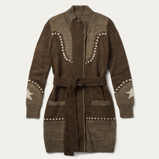 Stetson Steer & Star Belted Cardigan