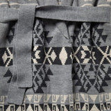 Stetson Chunky Knit Tie Sweater in Grey - Stetson - Flyclothing LLC
