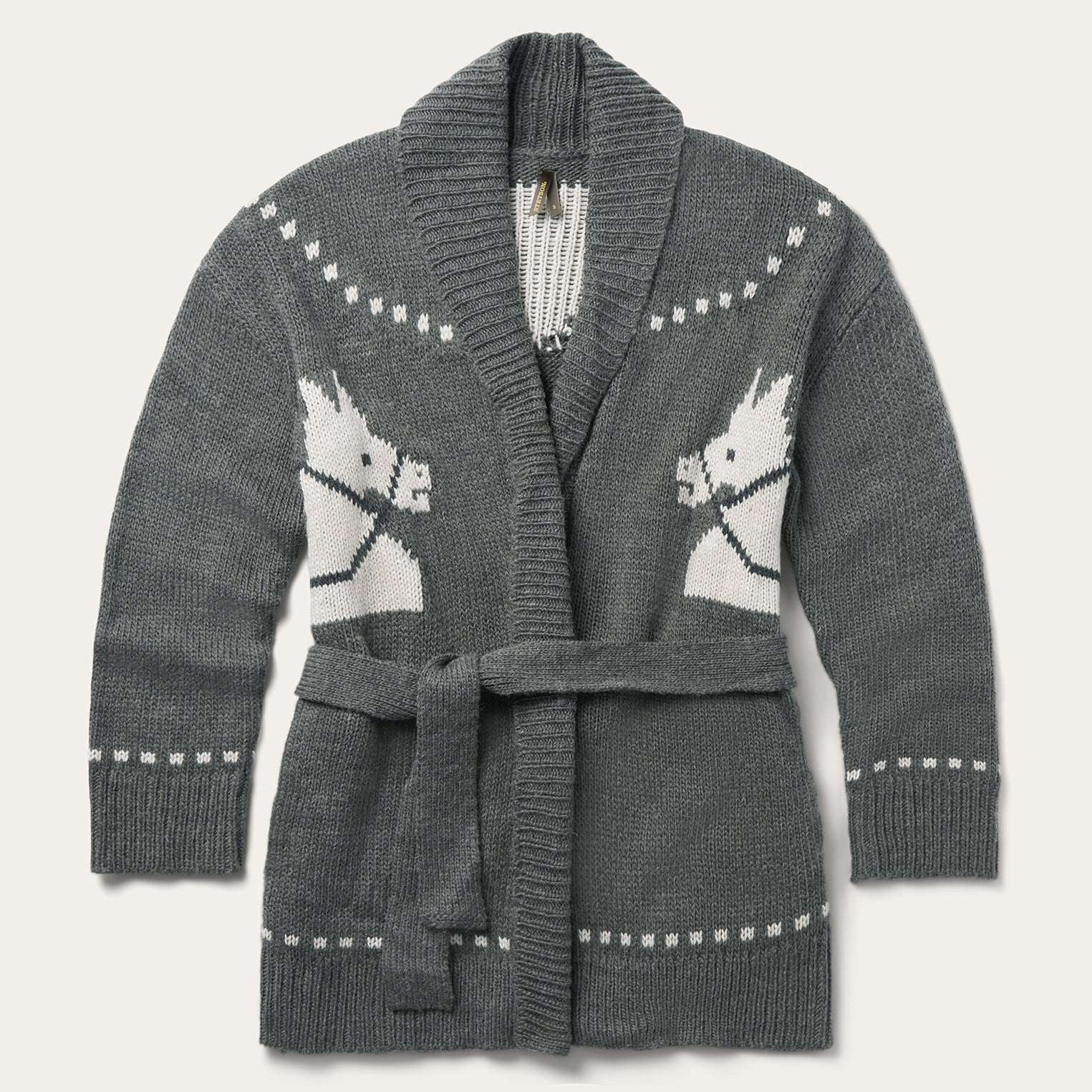 Stetson Horse Head Cardigan Sweater