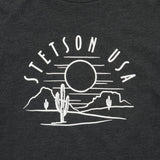 Stetson Cactus And Sunset Graphic Tee - Stetson