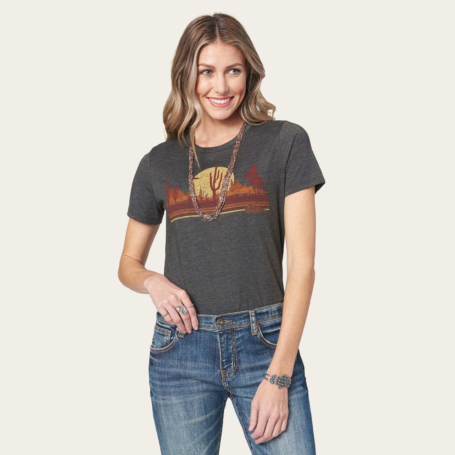 Stetson Riding Into The Sunset Graphic Tee - Stetson - Flyclothing LLC