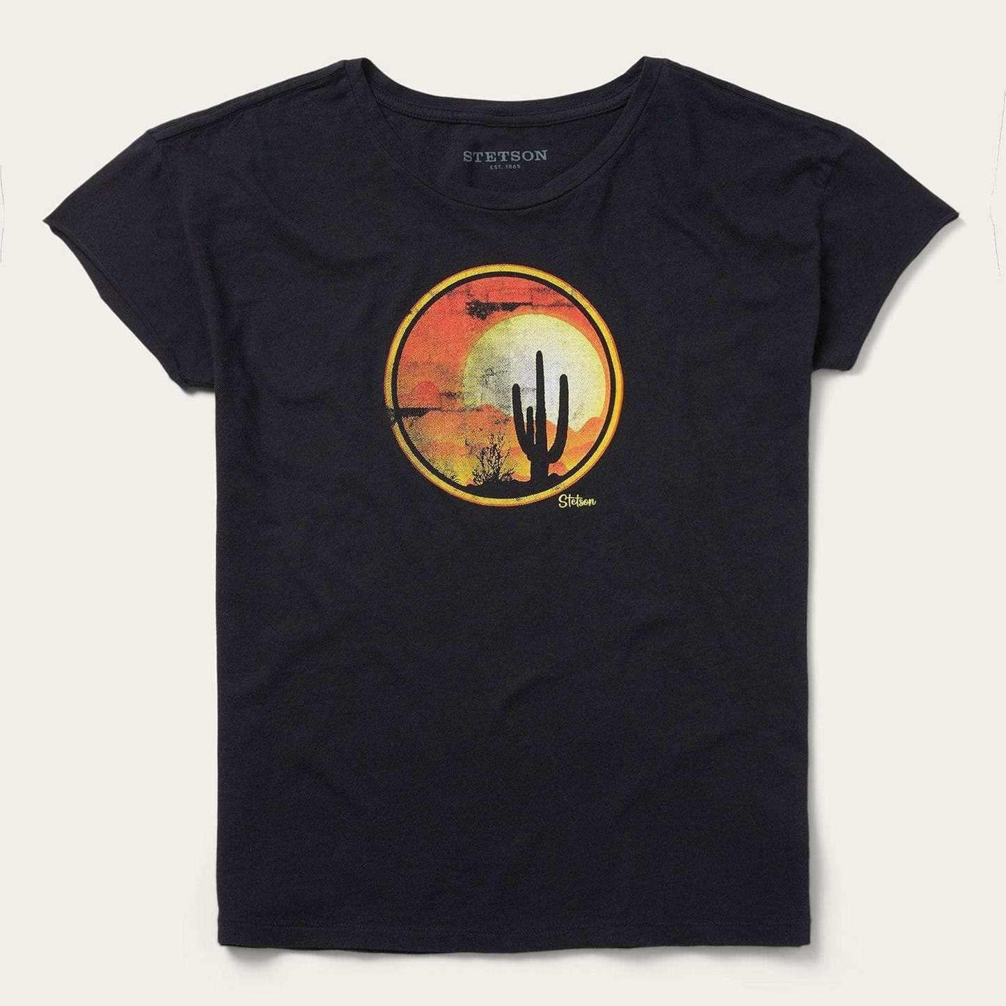 Stetson Sunset Saguaro Graphic Tee - Stetson - Flyclothing LLC
