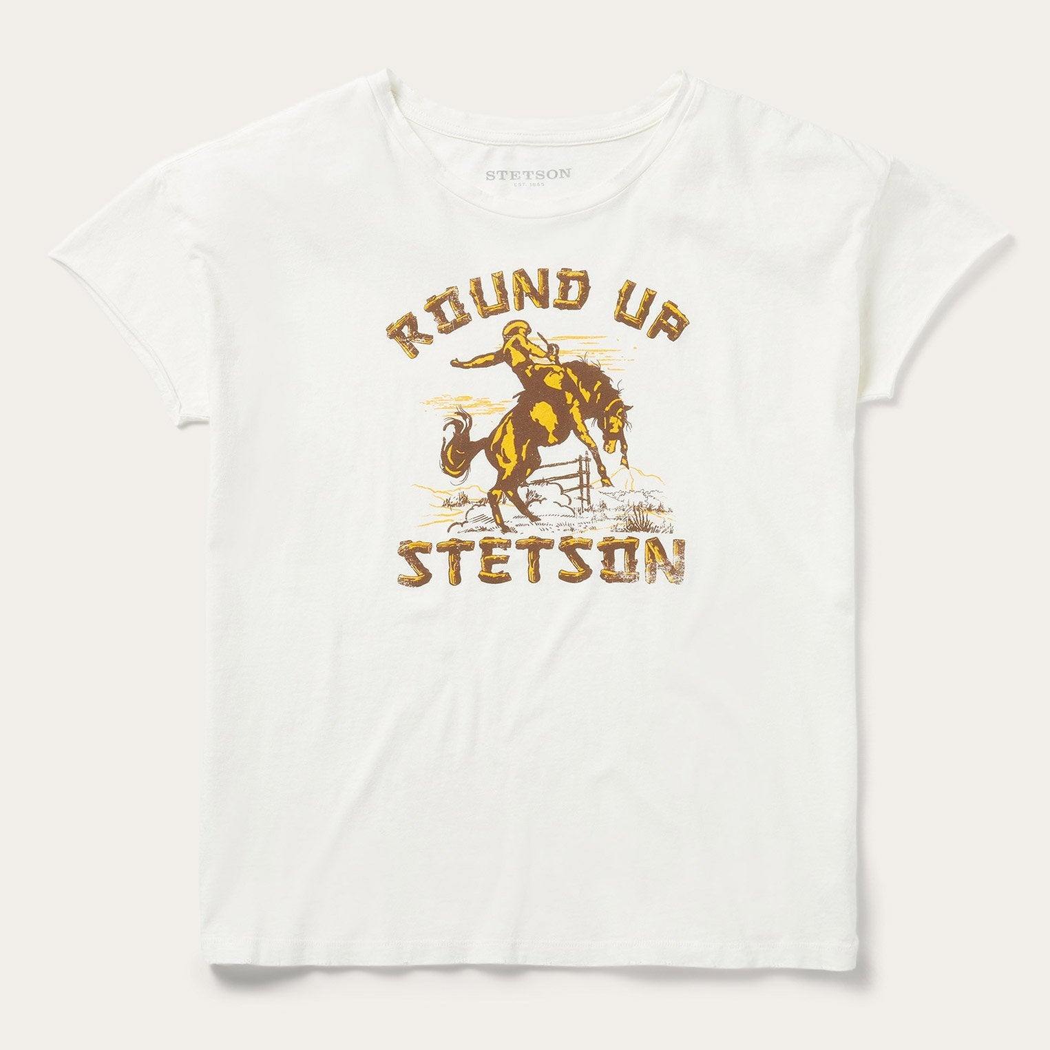 Stetson "Round Up" Stetson Vintage Tee - Stetson - Flyclothing LLC