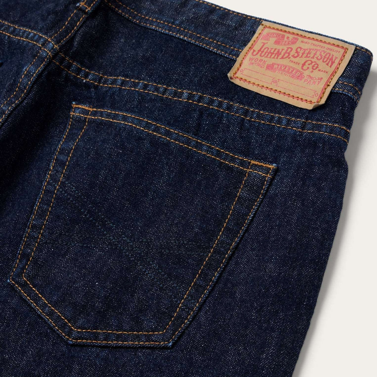 Stetson 1210 Slim Straight Fit Jeans - Rinse