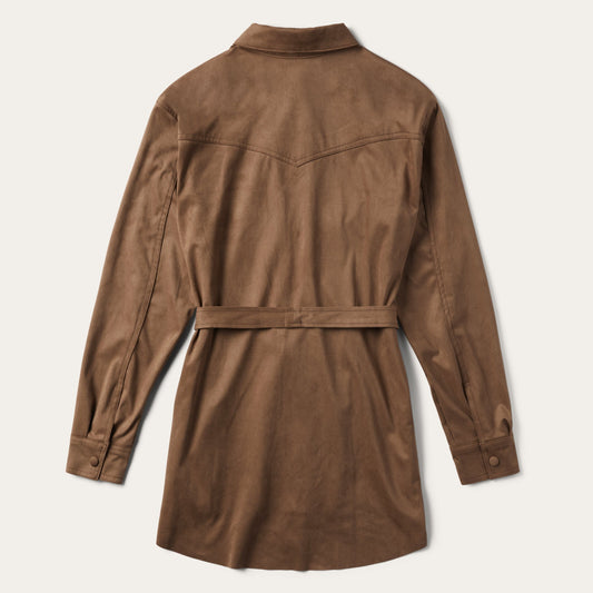 Stetson Khaki Suede Western Shirt