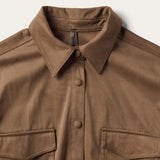 Stetson Khaki Suede Western Shirt - Stetson
