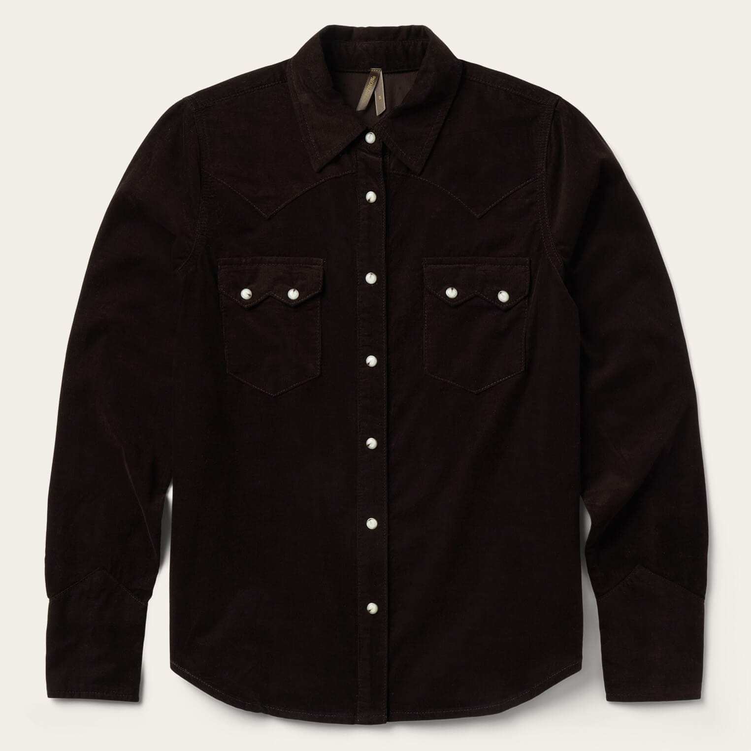 Stetson Corduroy Denim Western Shirt - Stetson - Flyclothing LLC