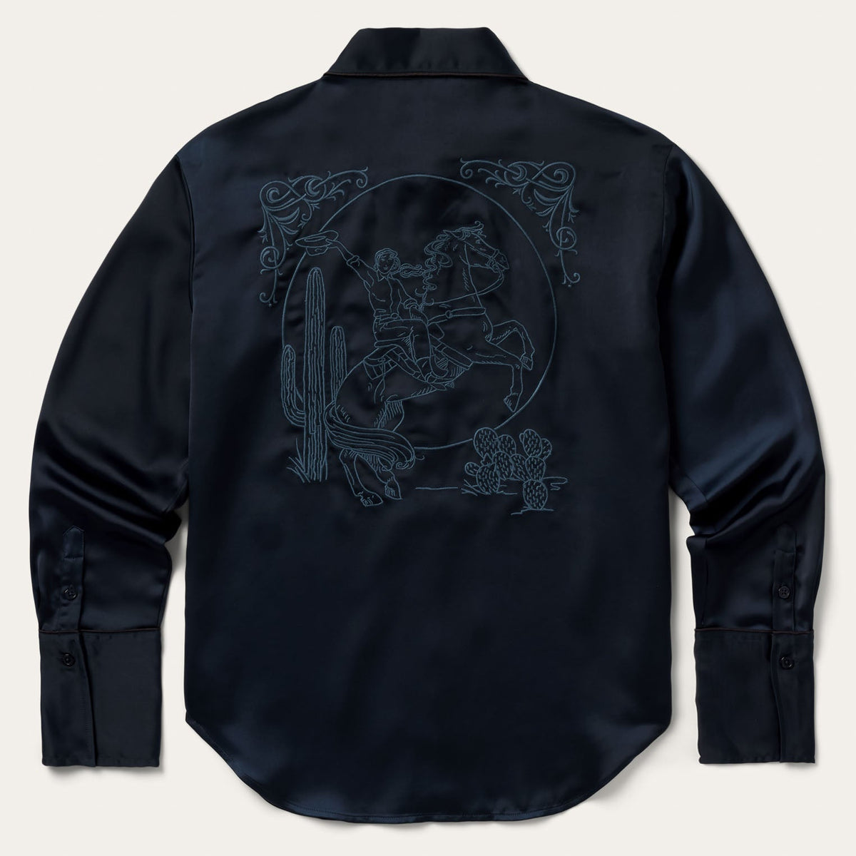 Stetson Satin Western Shirt - Stetson - Flyclothing LLC