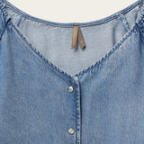Stetson Denim Snap Front Blouse - Stetson - Flyclothing LLC