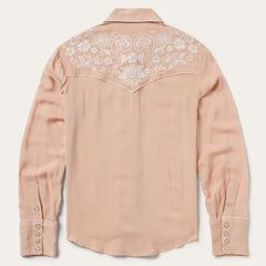Stetson Blush Embroidered Western Shirt - Stetson