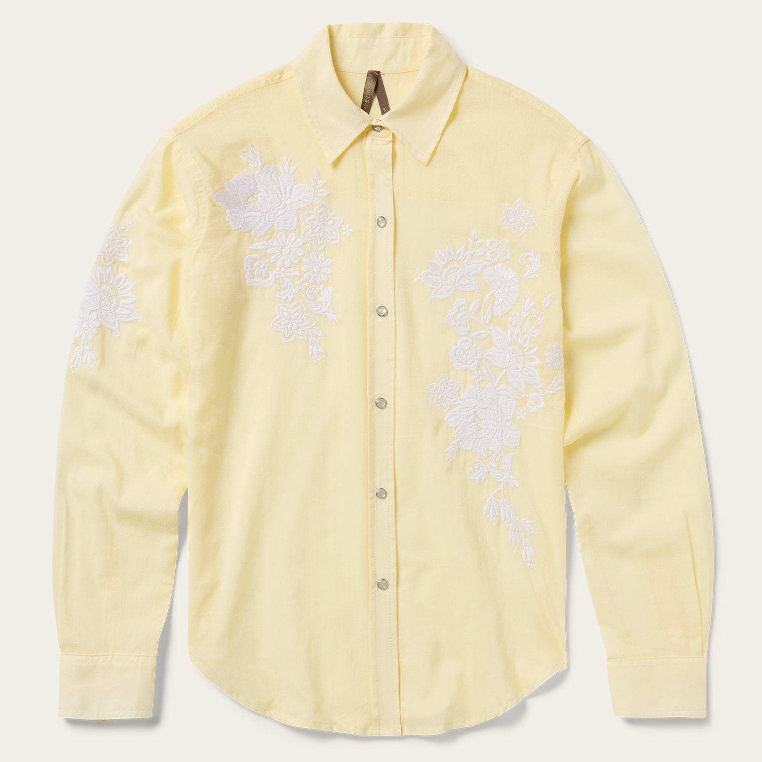 Stetson Embroidered Cotton Lawn Snap Front Shirt - Stetson - Flyclothing LLC