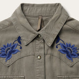 Stetson Olive Twill Western Shirt - Stetson