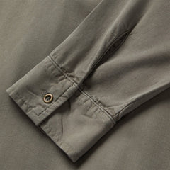 Stetson Olive Twill Peasant Blouse