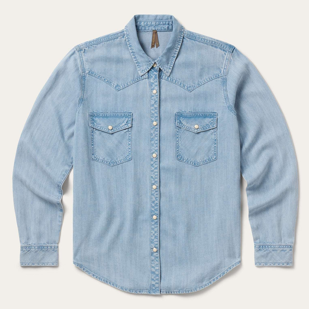 Stetson Light Denim Western Shirt - Stetson - Flyclothing LLC