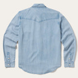 Stetson Light Denim Western Shirt - Stetson - Flyclothing LLC