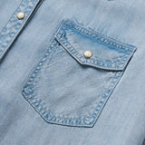 Stetson Light Denim Western Shirt - Stetson - Flyclothing LLC