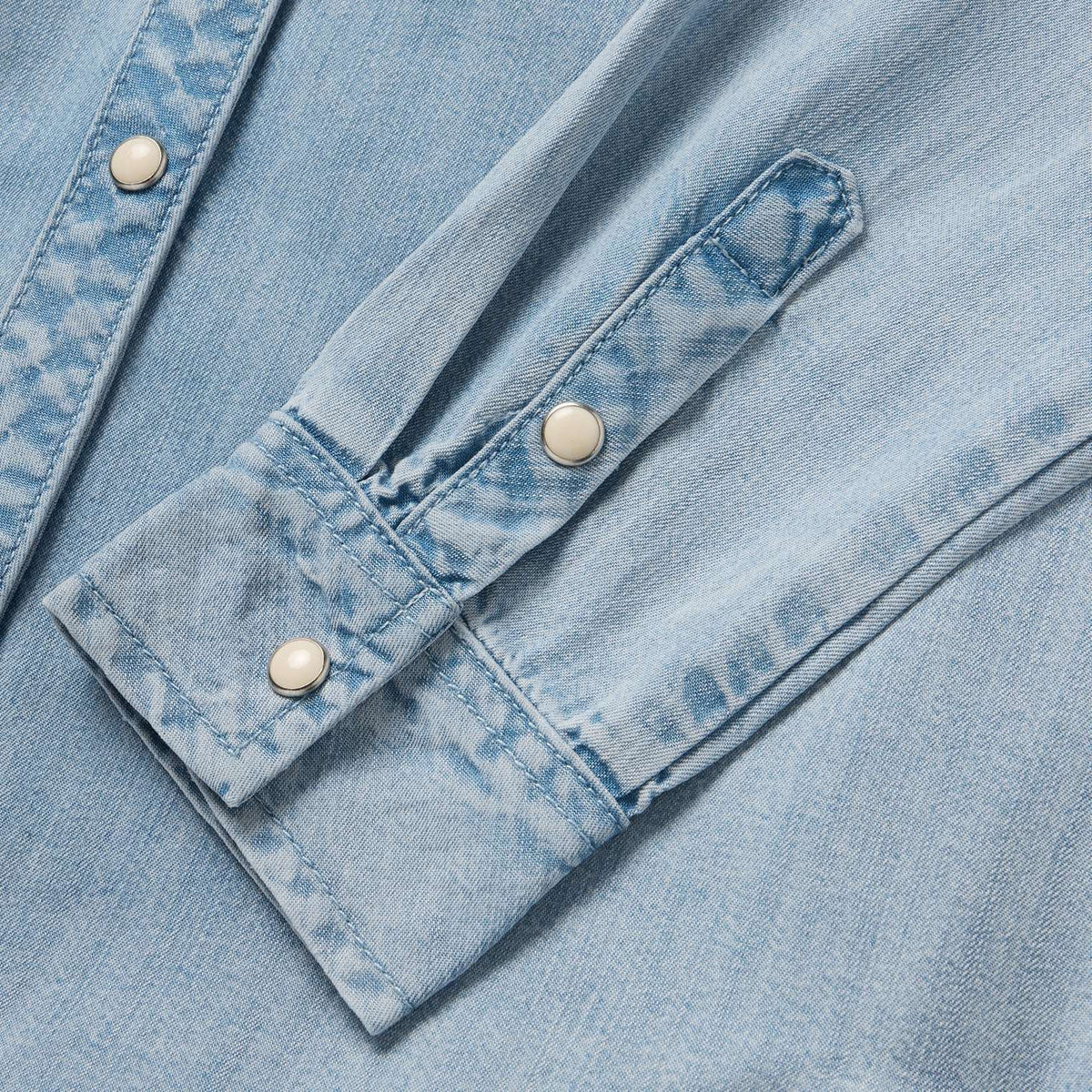 Stetson Light Denim Western Shirt - Stetson - Flyclothing LLC