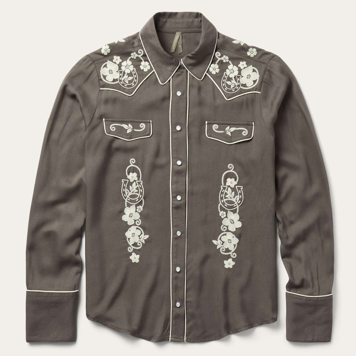 Stetson Embroidered Retro Western Shirt