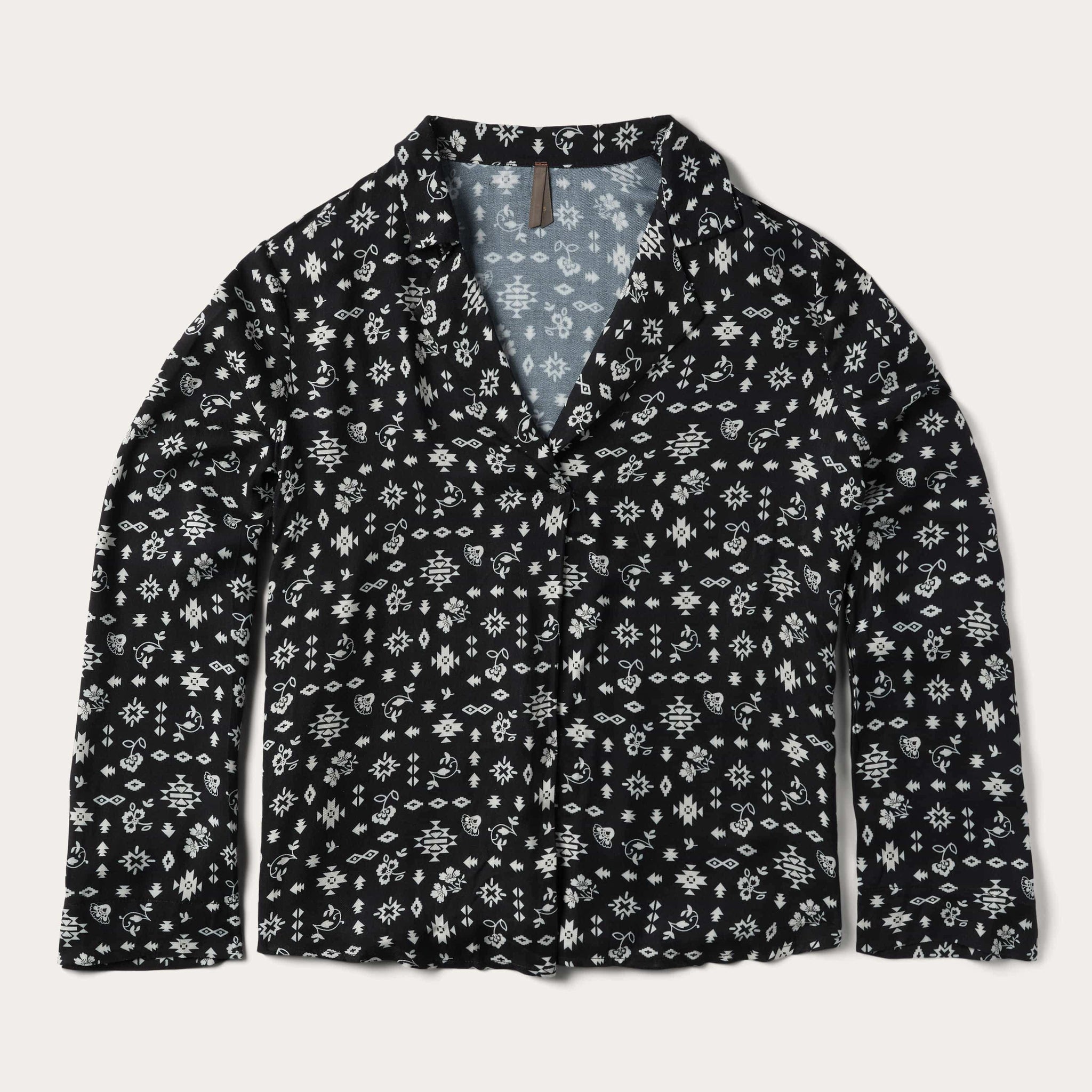 Stetson Southwestern Ditzy Print Blouse - Stetson - Flyclothing LLC