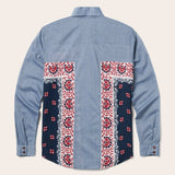 Stetson Chambray Bandana Shirt - Stetson - Flyclothing LLC