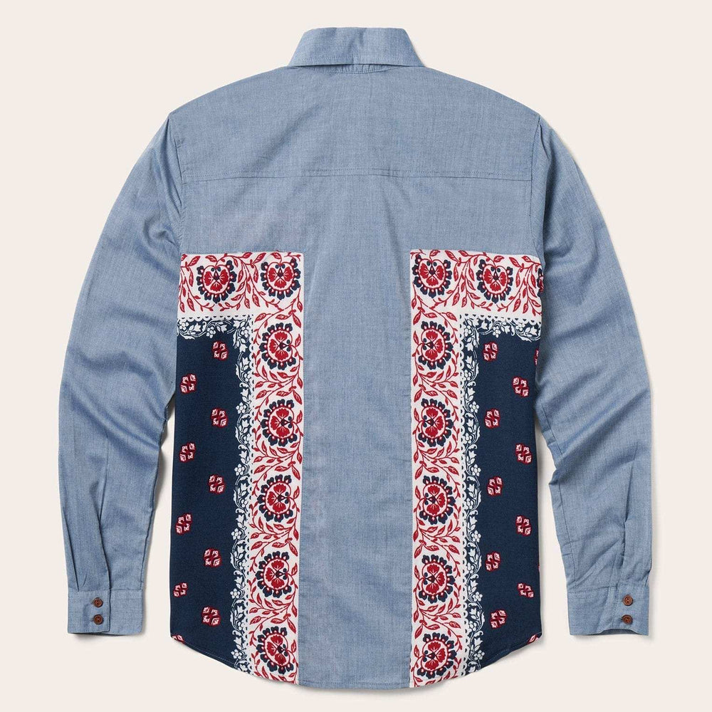 Stetson Chambray Bandana Shirt - Stetson - Flyclothing LLC
