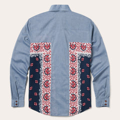 Stetson Chambray Bandana Shirt