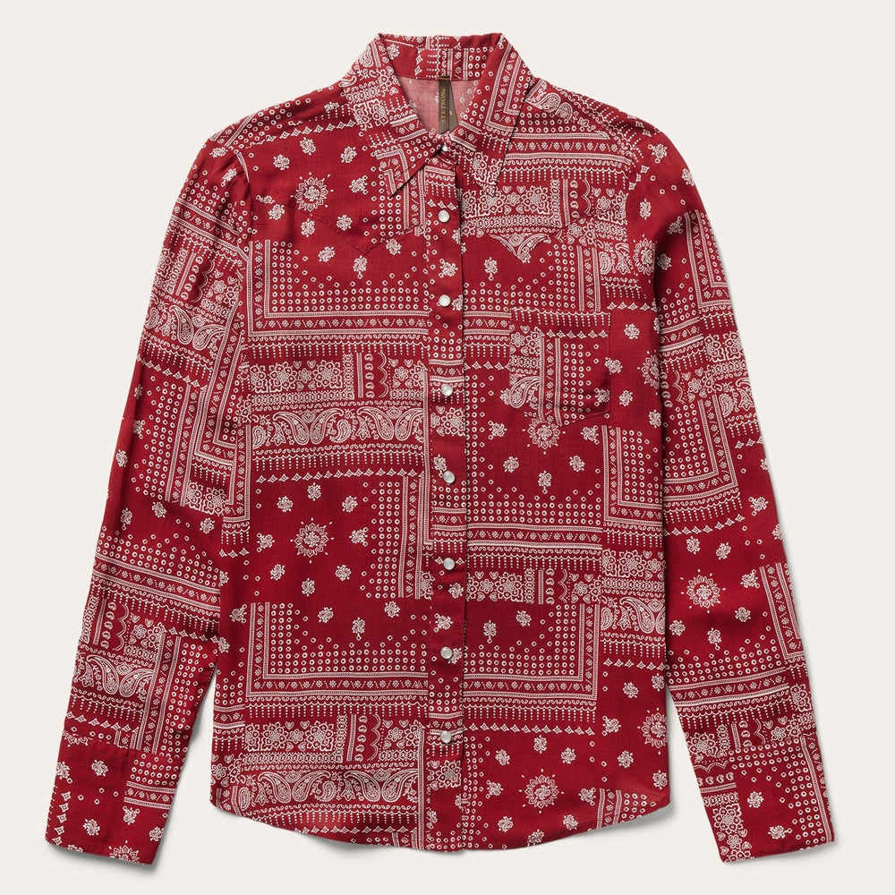 Stetson Red Bandana Patchwork Shirt - Stetson