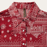 Stetson Red Bandana Patchwork Shirt - Stetson