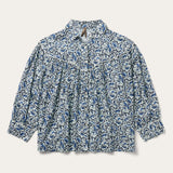 Stetson Indigo Tapestry Print Blouse - Stetson - Flyclothing LLC