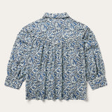 Stetson Indigo Tapestry Print Blouse - Stetson - Flyclothing LLC