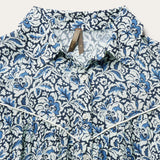 Stetson Indigo Tapestry Print Blouse - Stetson - Flyclothing LLC