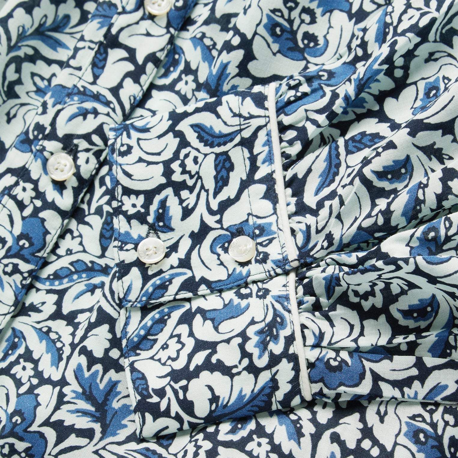 Stetson Indigo Tapestry Print Blouse - Stetson - Flyclothing LLC