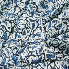 Stetson Indigo Tapestry Print Blouse