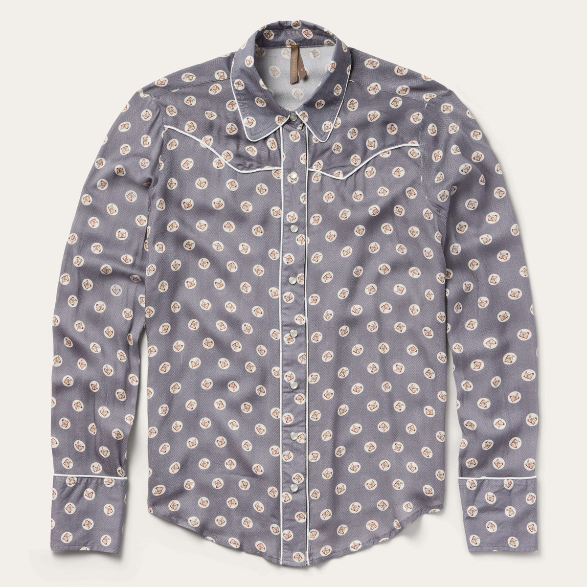 Stetson Horse Pennies Print Western Shirt - Stetson - Flyclothing LLC