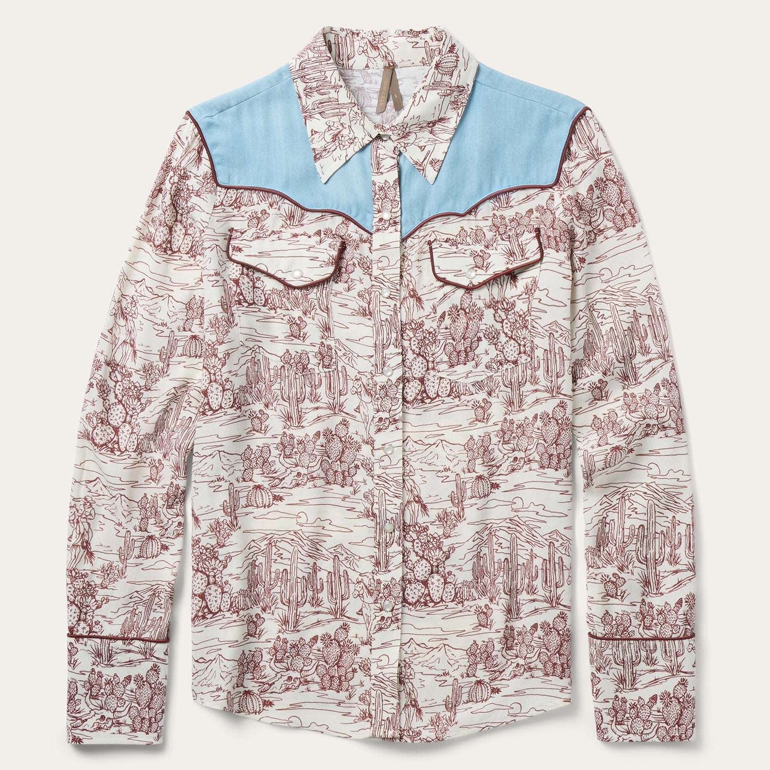Stetson Desert Toile Print Shirt