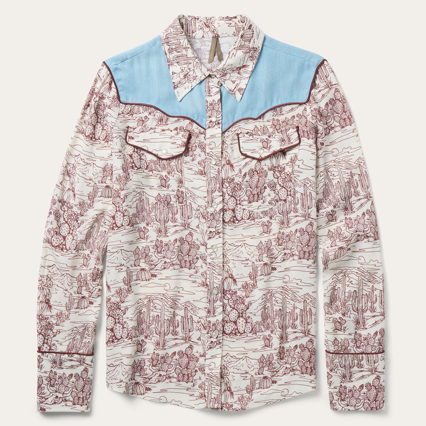 Stetson Desert Toile Print Shirt