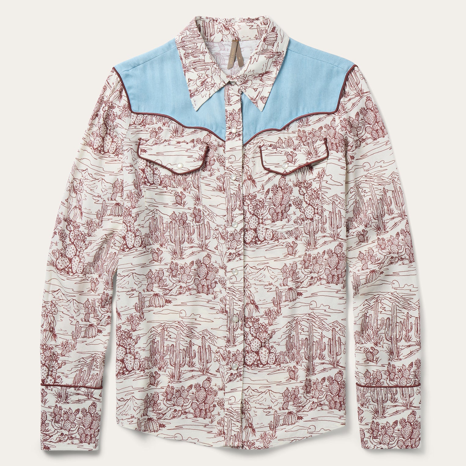 Stetson Desert Toile Print Shirt