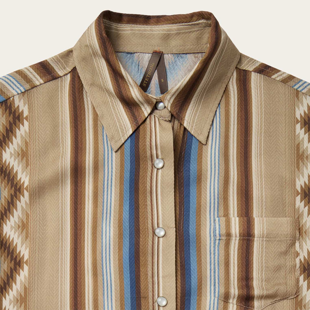 Stetson Sand Serape Print Shirt - Stetson - Flyclothing LLC